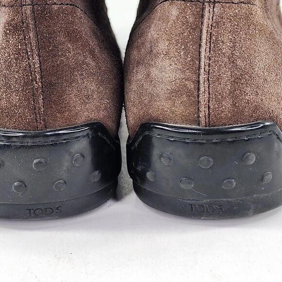 TOD'S Polacchino QUINN Chukka Boots US 9.5 Men's brown suede boot Driving shoes - Picture 10 of 12